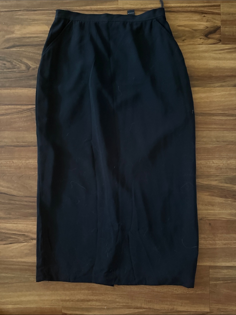 Classic Black Women's Maxi Pencil Skirt